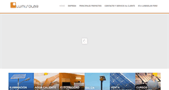 Desktop Screenshot of lumisolar.cl