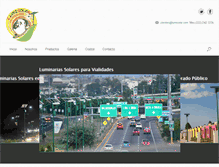 Tablet Screenshot of lumisolar.com